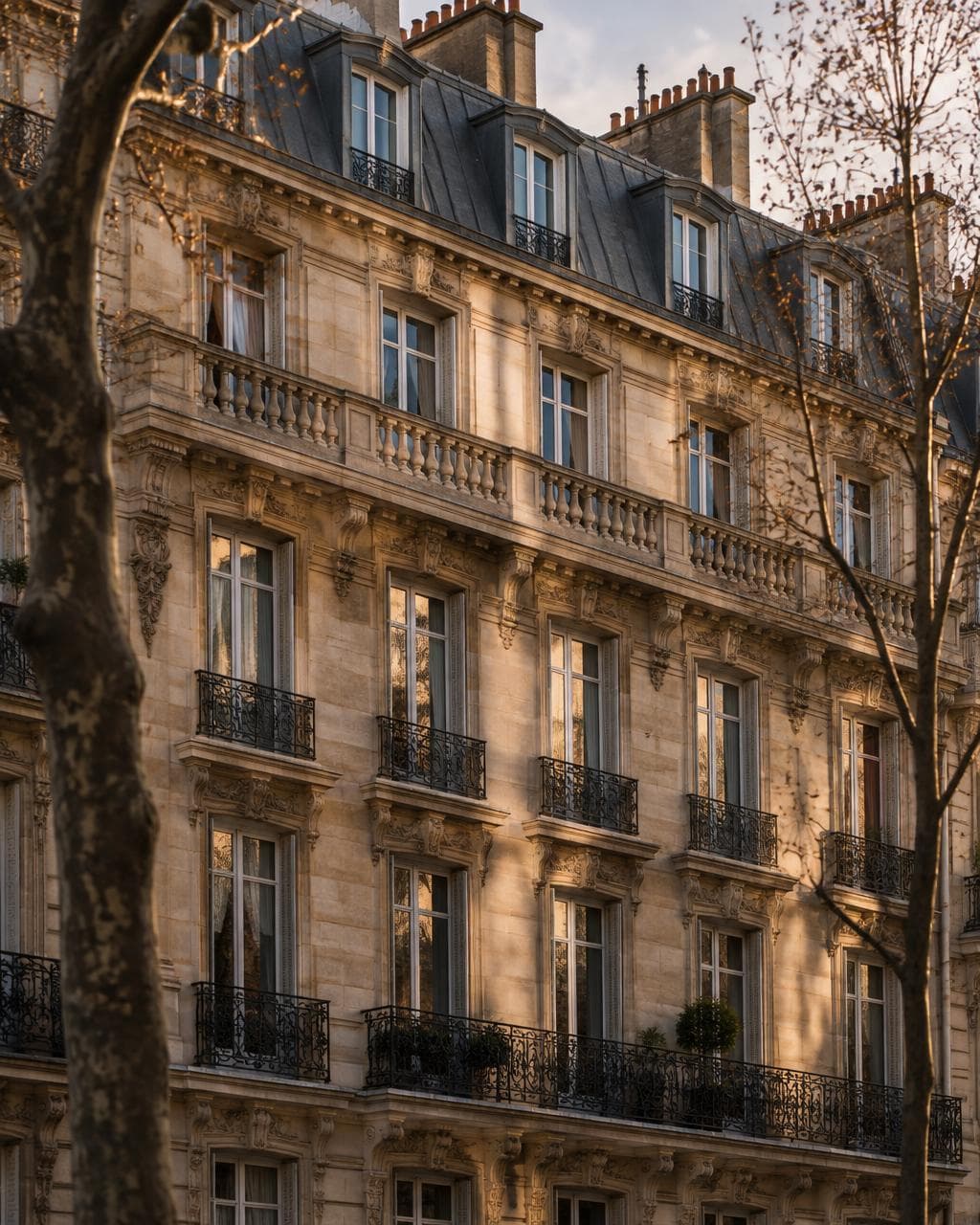 Immeuble parisien en pierre de taille